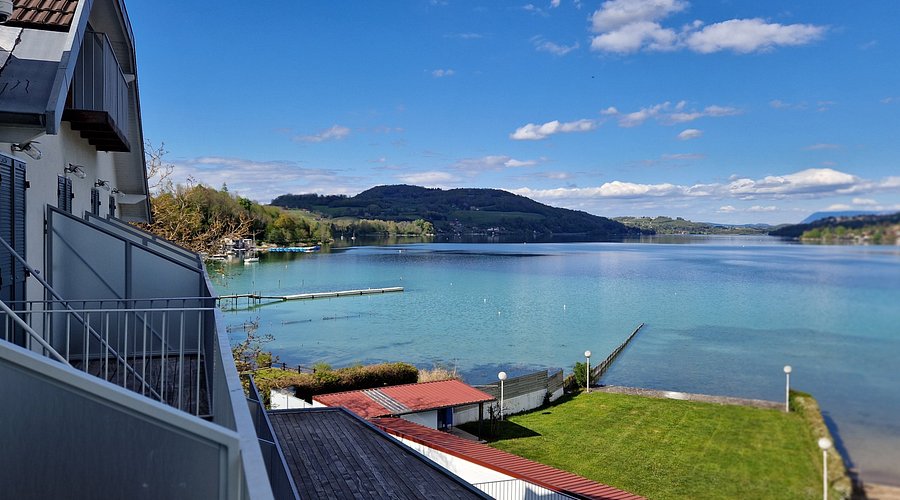 Vue depuis l'hôtel Beau Rivage